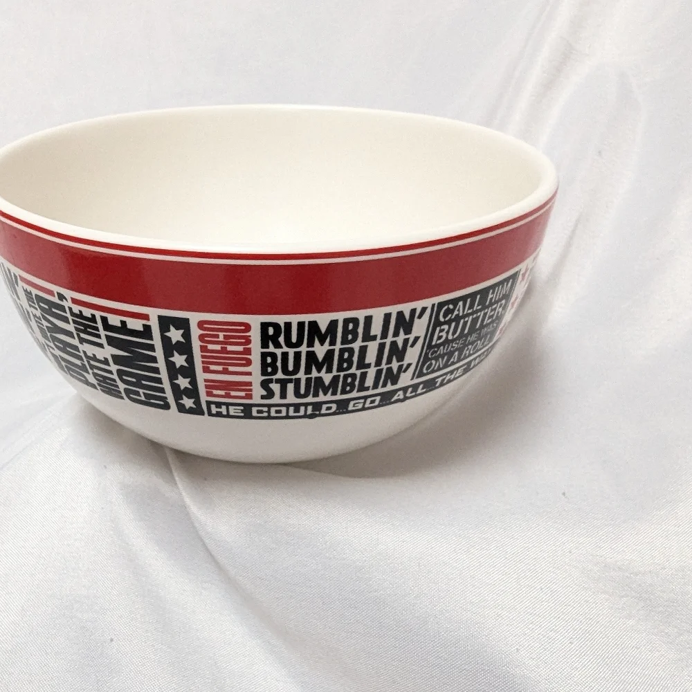 2 Espn Halmark Chris Berman Quote Ceramic Dip Bowls 5